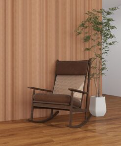 Alternative view of Revestimiento de Pared Interior Flat 3D Almendra Oak