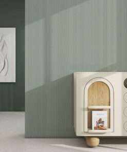 Revestimiento de Pared Interior Flat 3D Verde Aqua